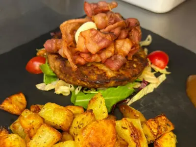 Hamburger di Pata Negra della Casa Cantoniera